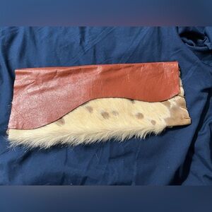 Brown and Tan Clutch